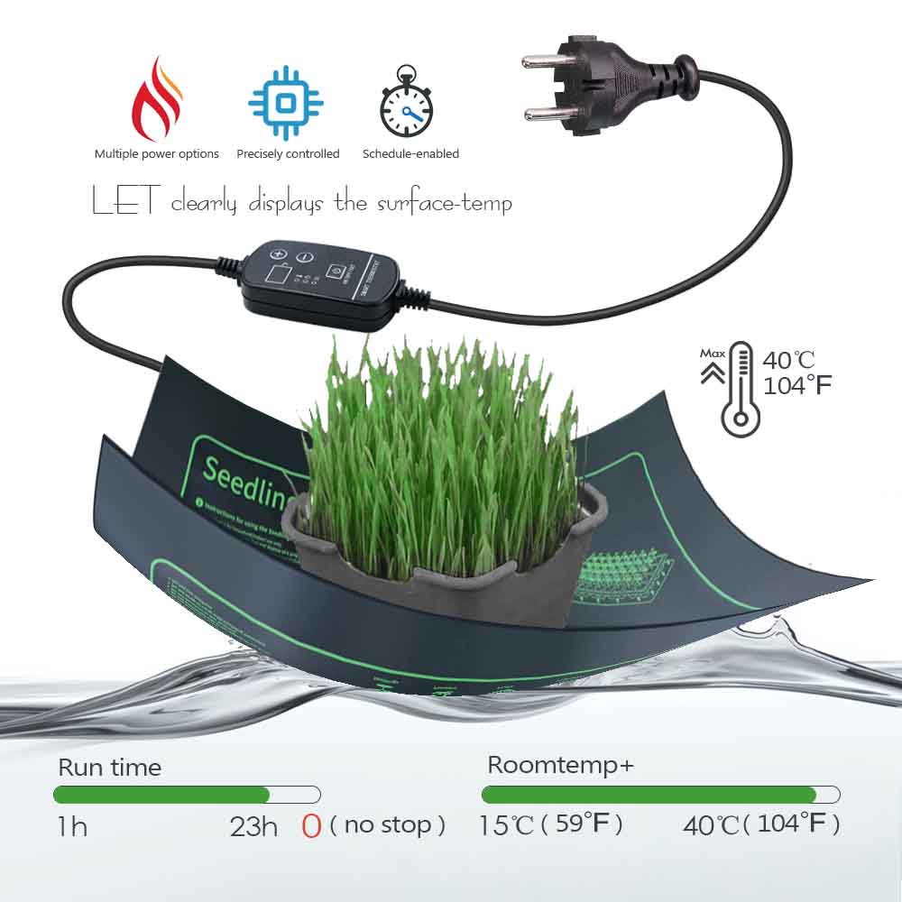 7-100W Plants Heating Pad with - đánh giá và giá Seedling Heat Mat