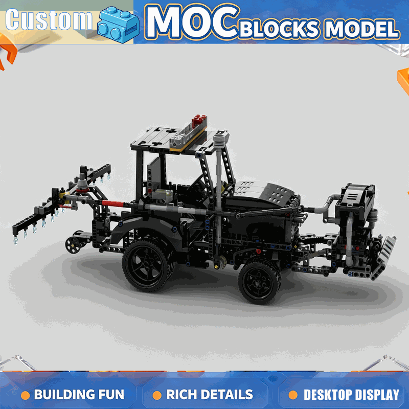 1326PCS Farm Tractor MOC Build - đánh giá và giá Agriculture Farming Education