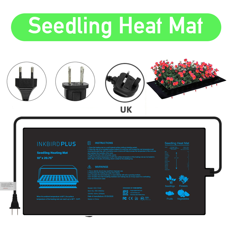 20.75X10CM EU/Mỹ/Anh/Âu Cắm Câ - đánh giá và giá Seedling Heat Mat